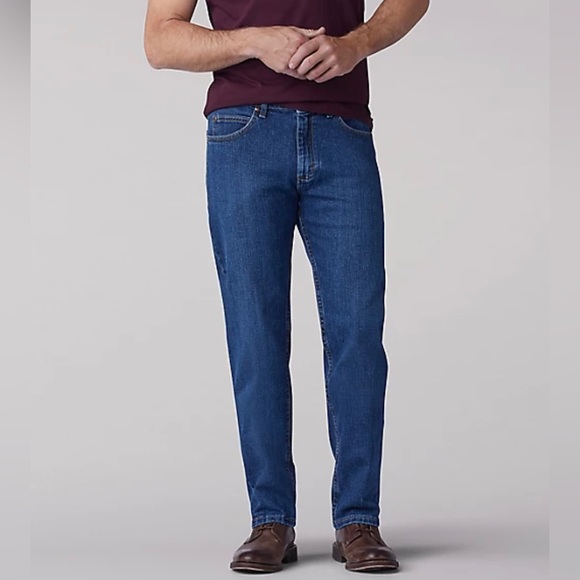 NWT Men’s Size 30 X 32 Lee Regular Fit Straight Leg Jeans In Victory Blue - Picture 1 of 13